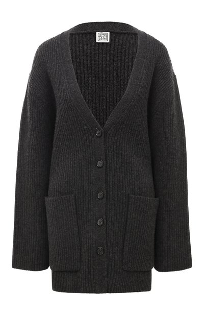 Женский шерстяной кардиган TOTEME, арт. 234-WRTWTP162-YA0007