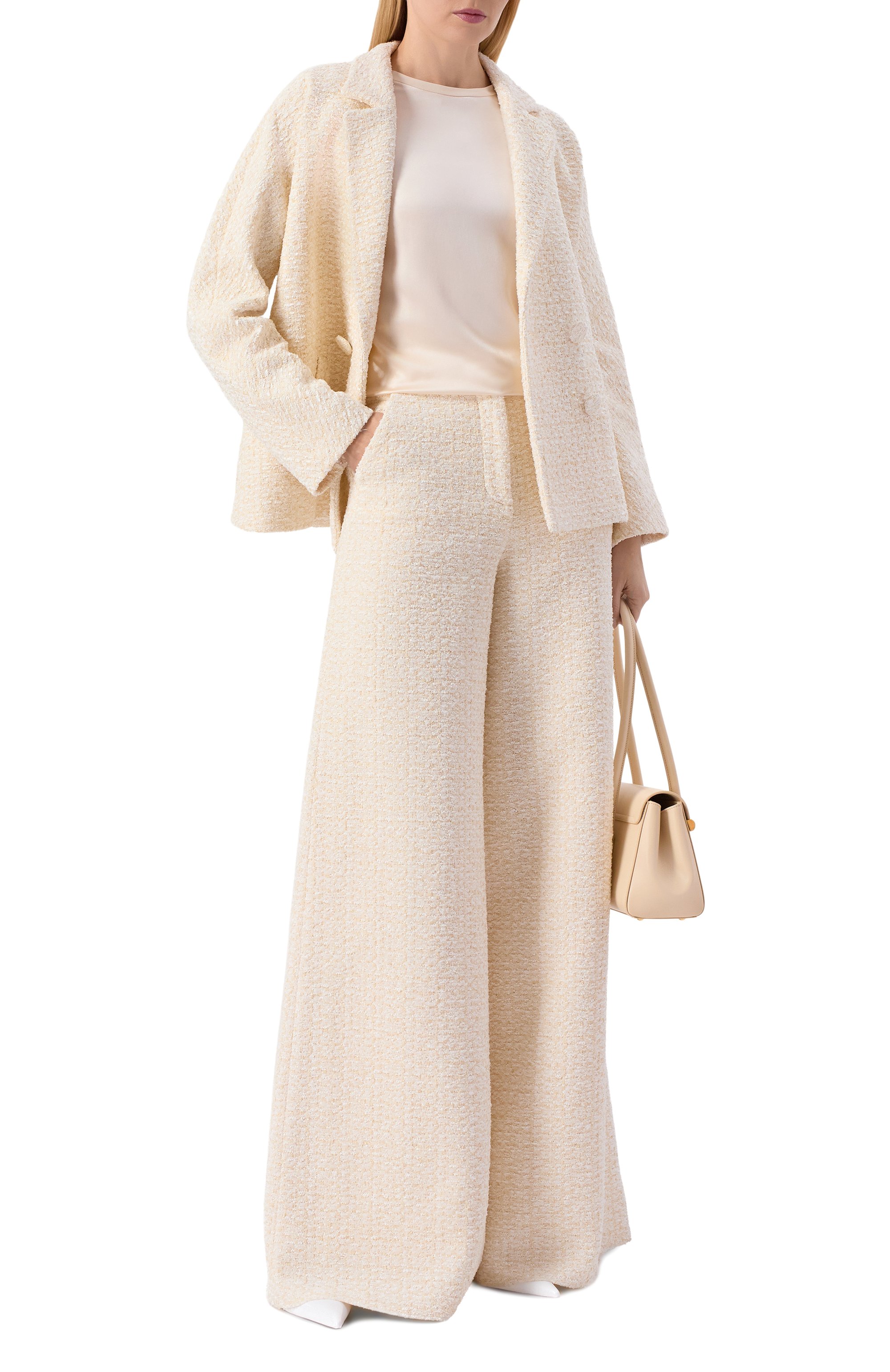 Твидовые брюки MVST, арт. M26.2PW.T002/F108 IV0RY B0UCLE, фото 2