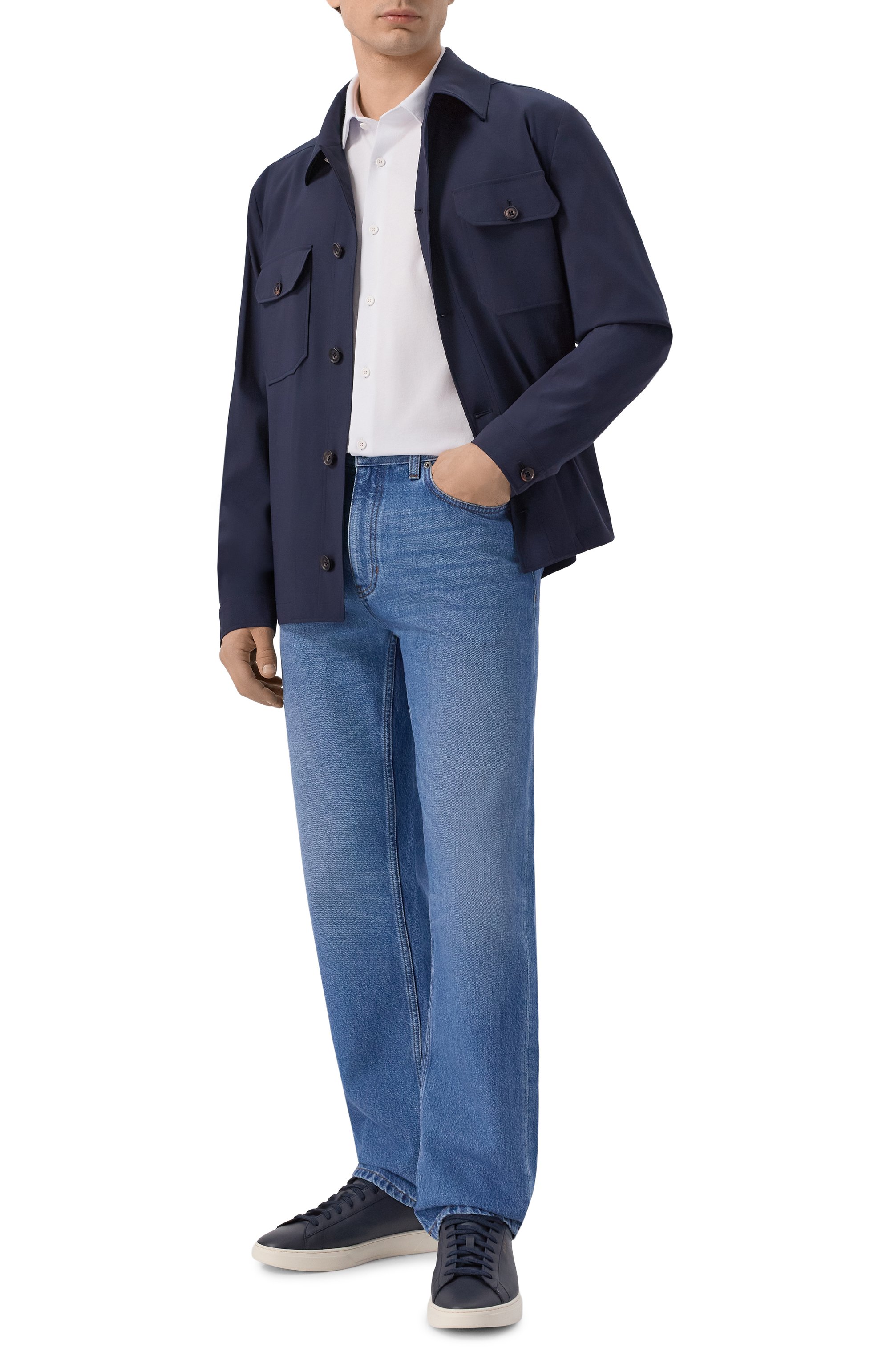 Хлопковая сорочка BOSS, арт. 50474283, фото 2