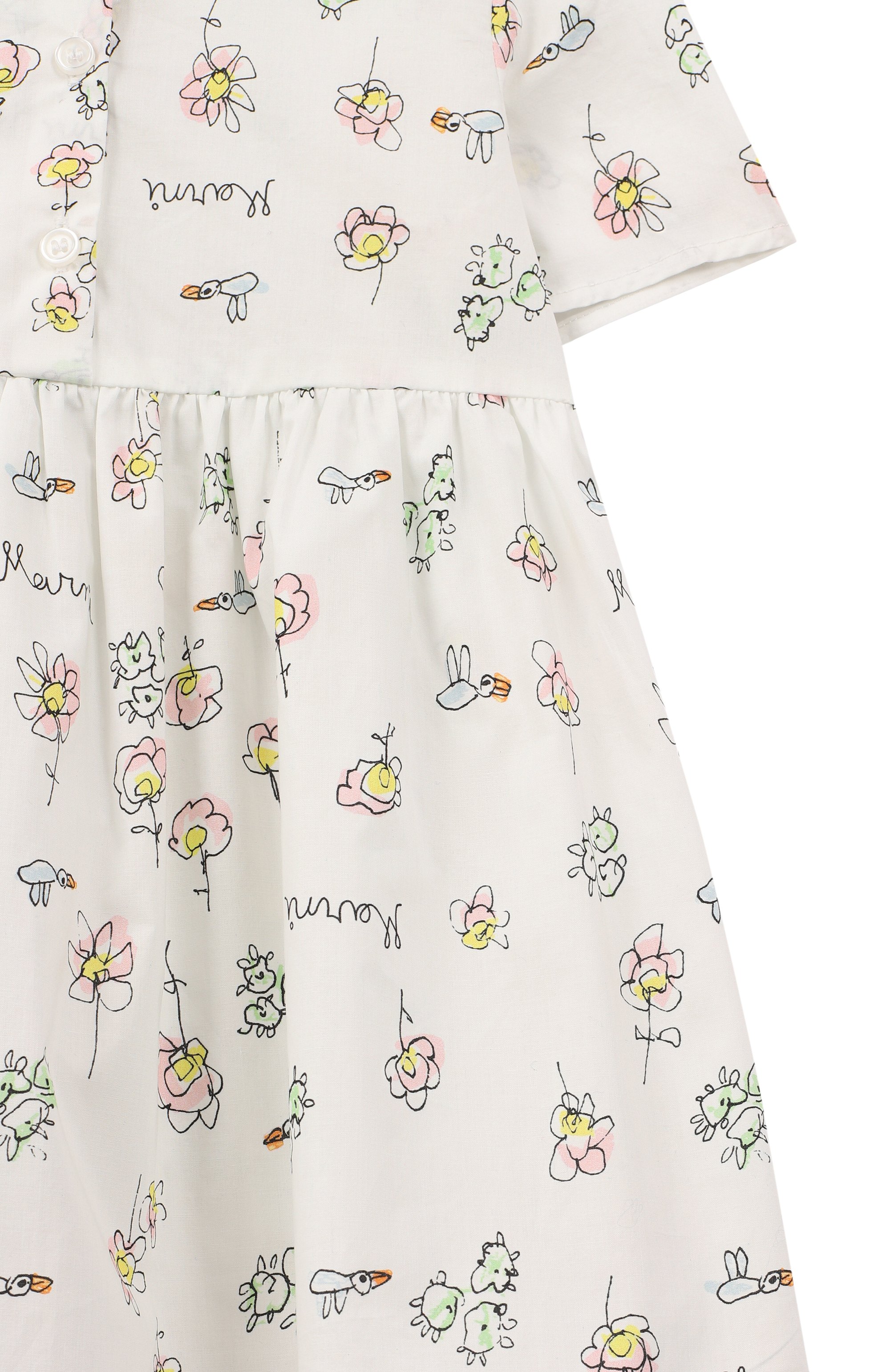 Хлопковое платье MARNI, арт. M01647/M00WI, фото 3