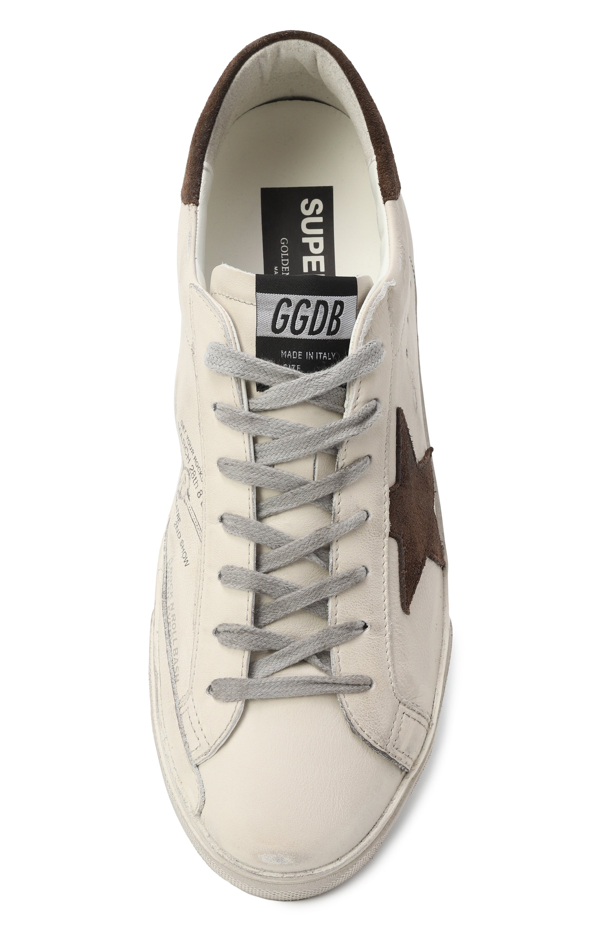 Кожаные кеды super star GOLDEN GOOSE DELUXE BRAND, арт. GMF00101.F006867, фото 6