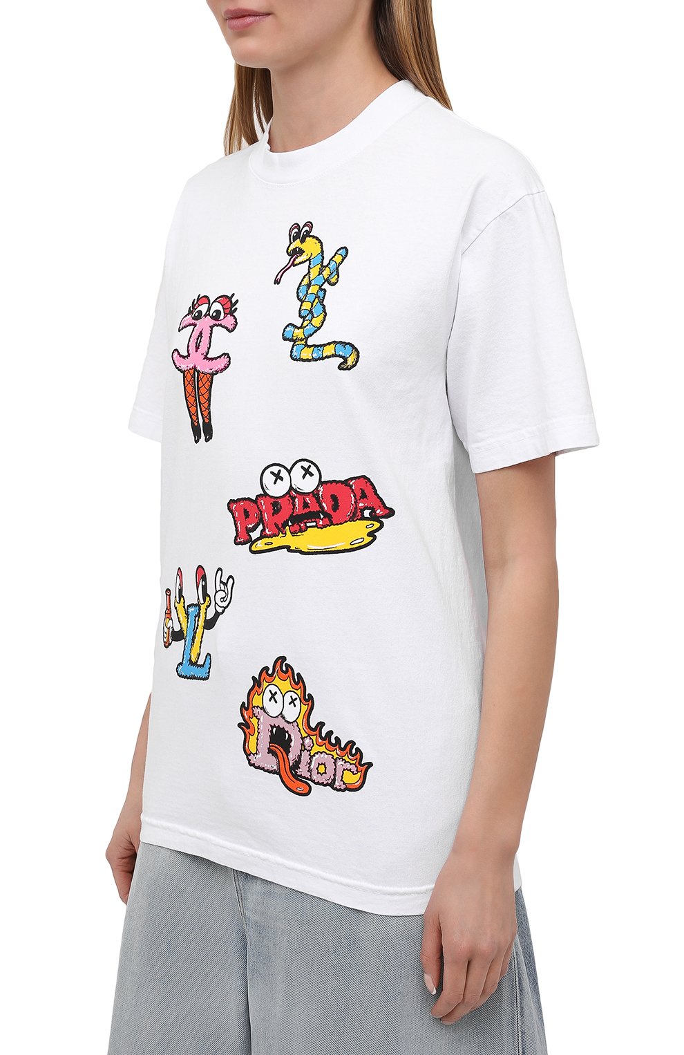 Хлопковая футболка DOMREBEL, арт. LUXURY/B0X T-SHIRT/W, фото 3