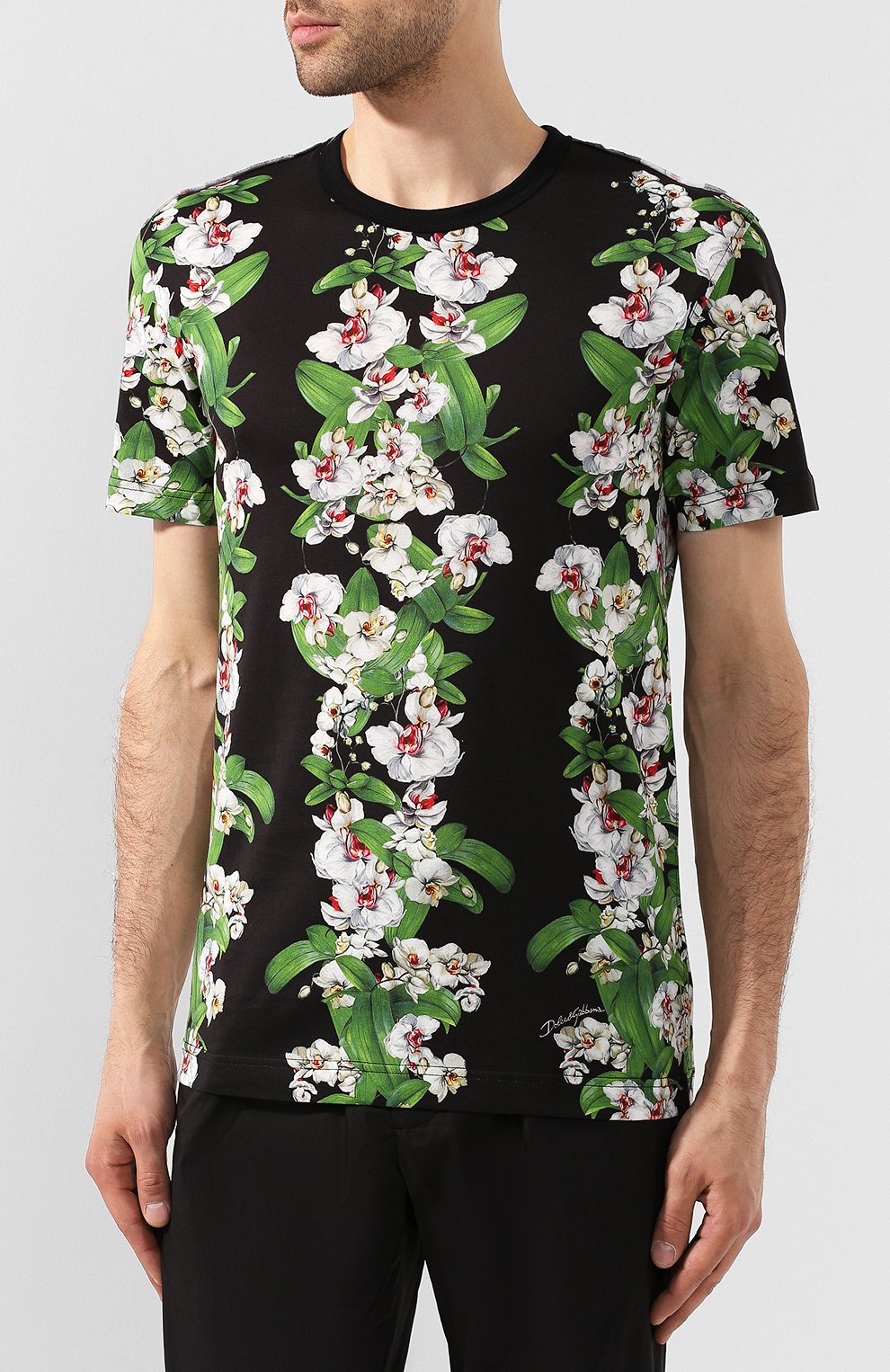 Хлопковая футболка DOLCE & GABBANA, арт. G8KG1T/HH7WF, фото 3