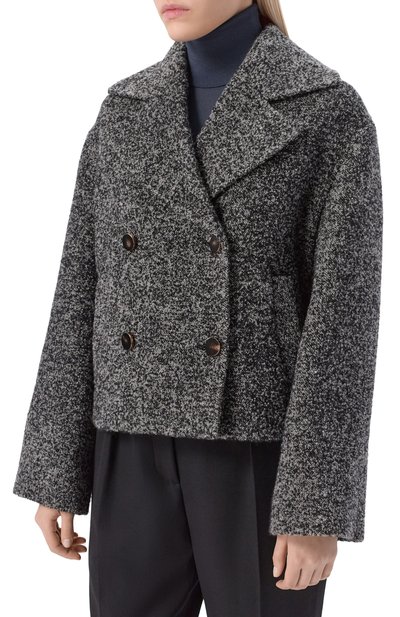 Полупальто из кашемира и шелка AGNONA, арт. TH1012E/U7055E, фото 3