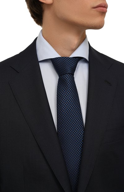 Галстук из шелка и кашемира KITON, арт. UCRVKPC01L0203, фото 2