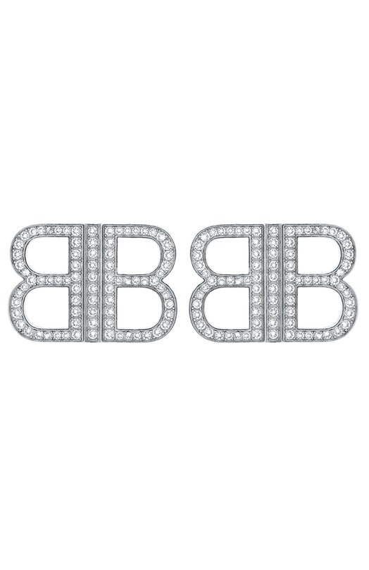 Серьги Balenciaga 695092/TZ51S Серебряный 695092/TZ51S