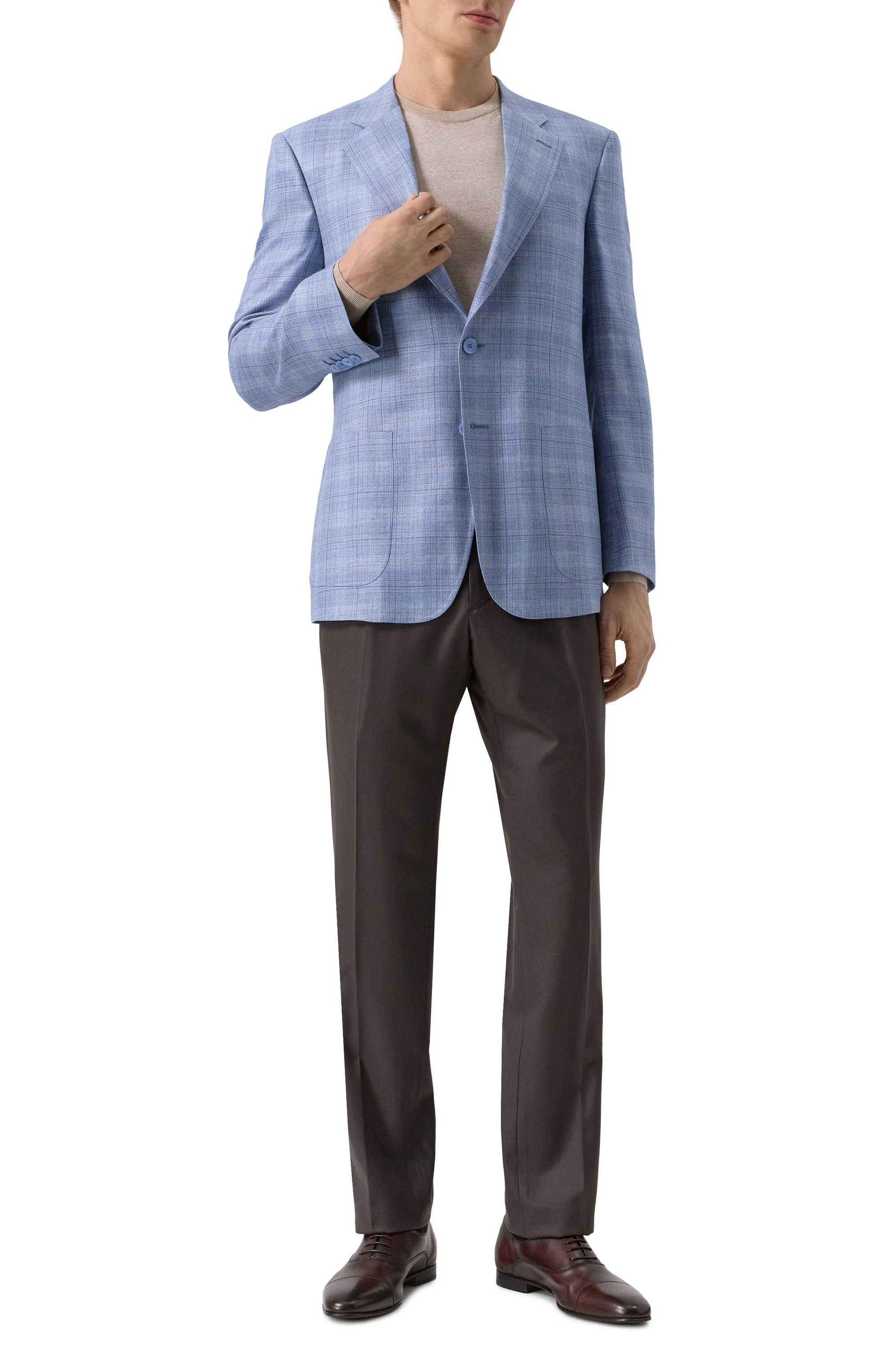 Пиджак из шерсти и шелка STEFANO RICCI, арт. M1RM4322T0/LP51HA, фото 3