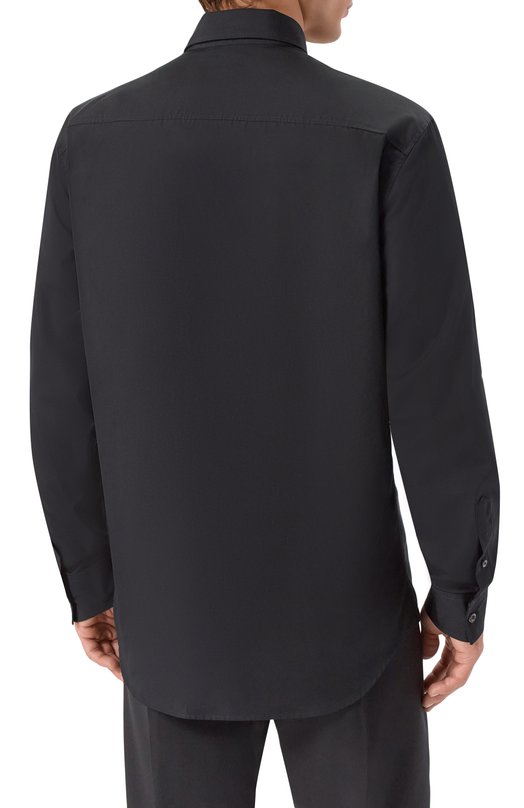Хлопковая рубашка Dsquared2 S74DM0953/S36275 Чёрный  S74DM0953/S36275 Фото 4