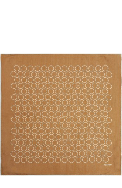 Платок из смеси шелка и шерсти с хлопком TOM FORD, арт. 9TF76TF312, фото 3