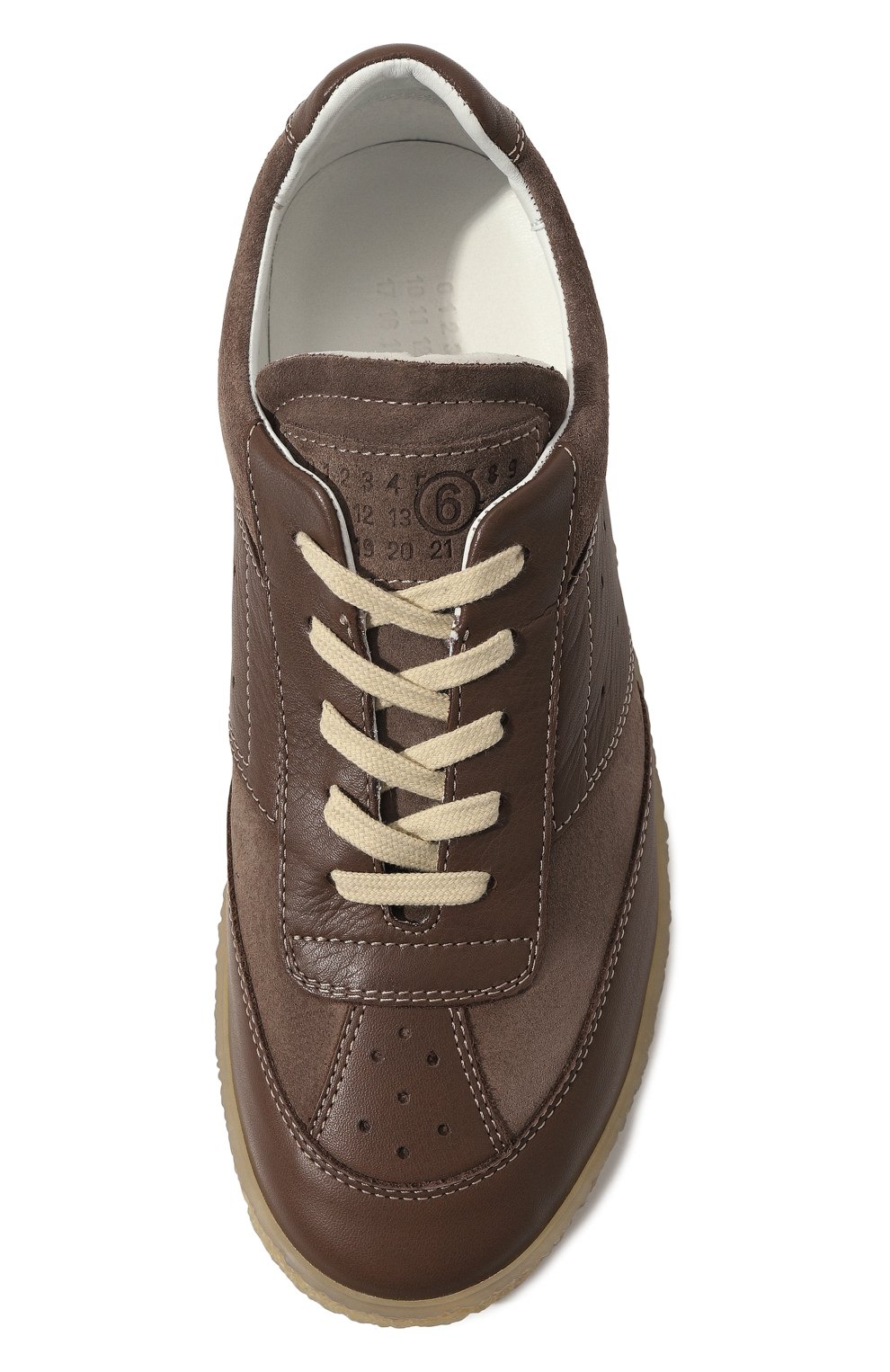 Кожаные кеды MM6, арт. S59WS0212/P6435, фото 6