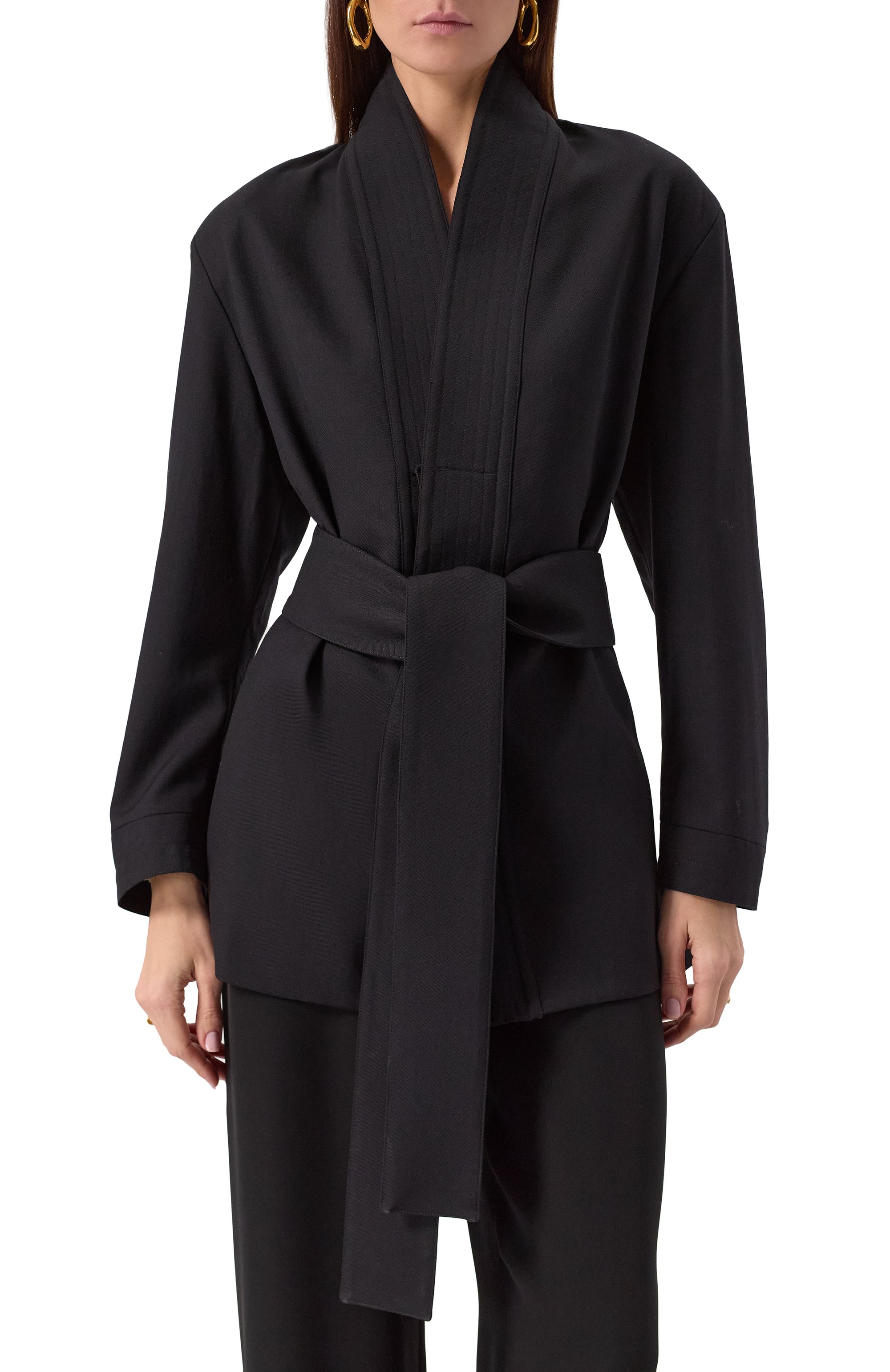 Шерстяное кимоно MORDECAI, арт. 25E96MRD03N1, фото 3