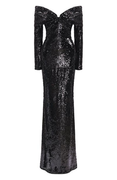 Женское платье с отделкой пайетками ZUHAIR MURAD, арт. FDR25352/EMSE012