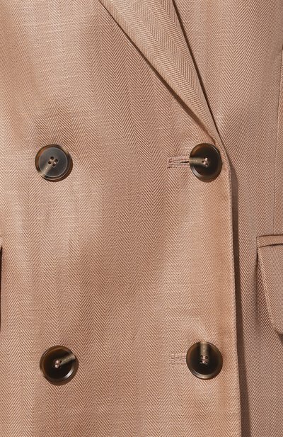 Жакет SEVEN LAB бежевого цвета по цене 21760 руб., арт. SJO.02.700.351, фото 5 Жакет SEVEN LAB, арт. SJO.02.700.351, фото 5