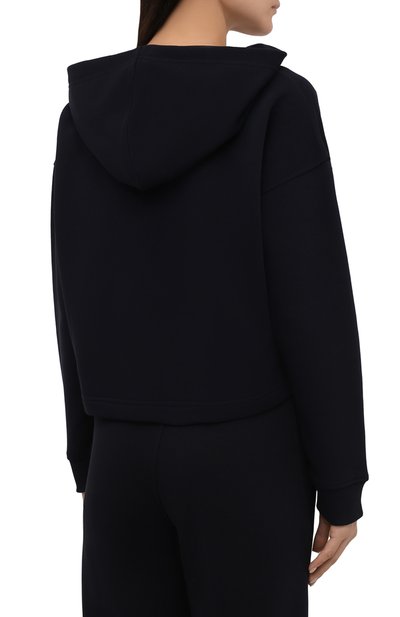 Хлопковое худи TOMMY HILFIGER темно-синего цвета по цене 10990 руб., арт. S10S101161, фото 4 Хлопковое худи TOMMY HILFIGER, арт. S10S101161, фото 4