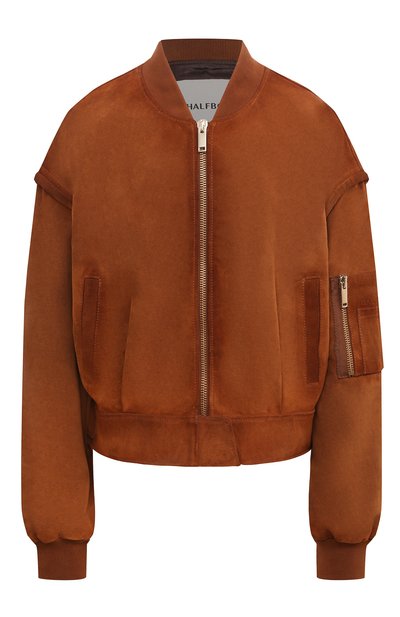 Замшевый бомбер HALFBOY, арт. HFW241WLBB084, фото 1