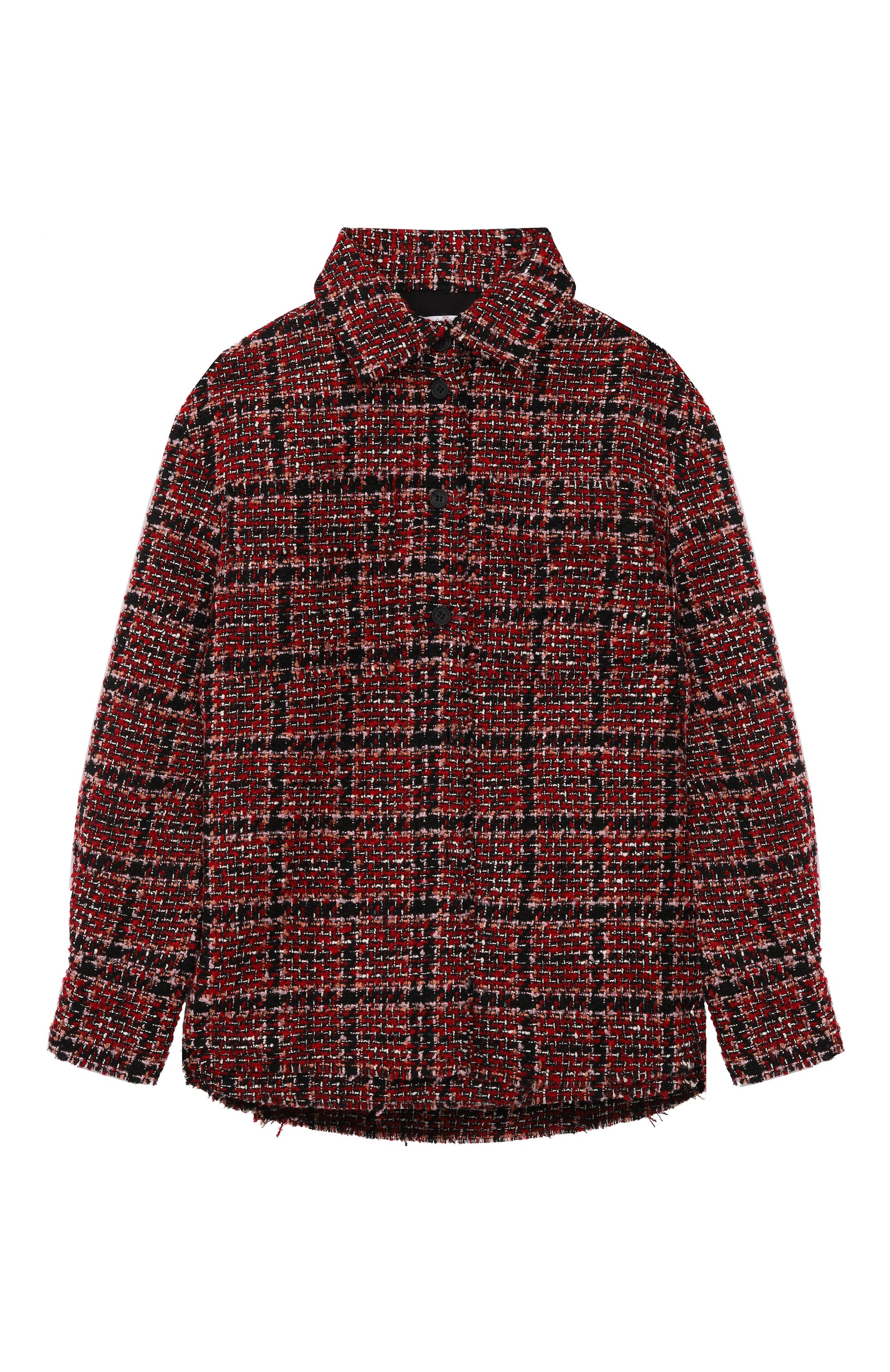 Твидовая рубашка MSGM KIDS, арт. F5MSJGJK199, фото 1