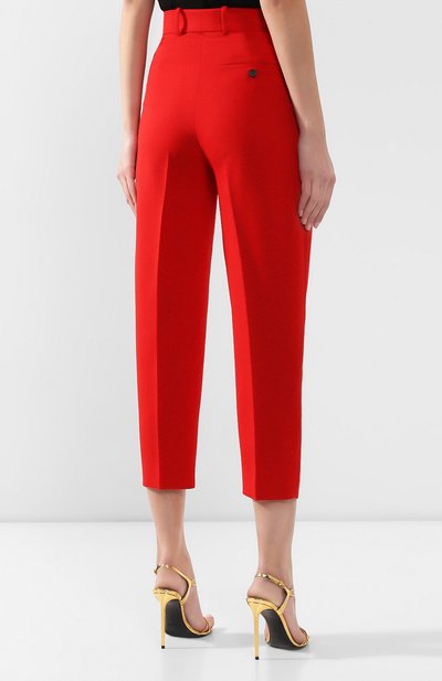 Брюки из смеси шерсти и шелка ALEXANDER MCQUEEN, арт. 577572/QJAAA, фото 4