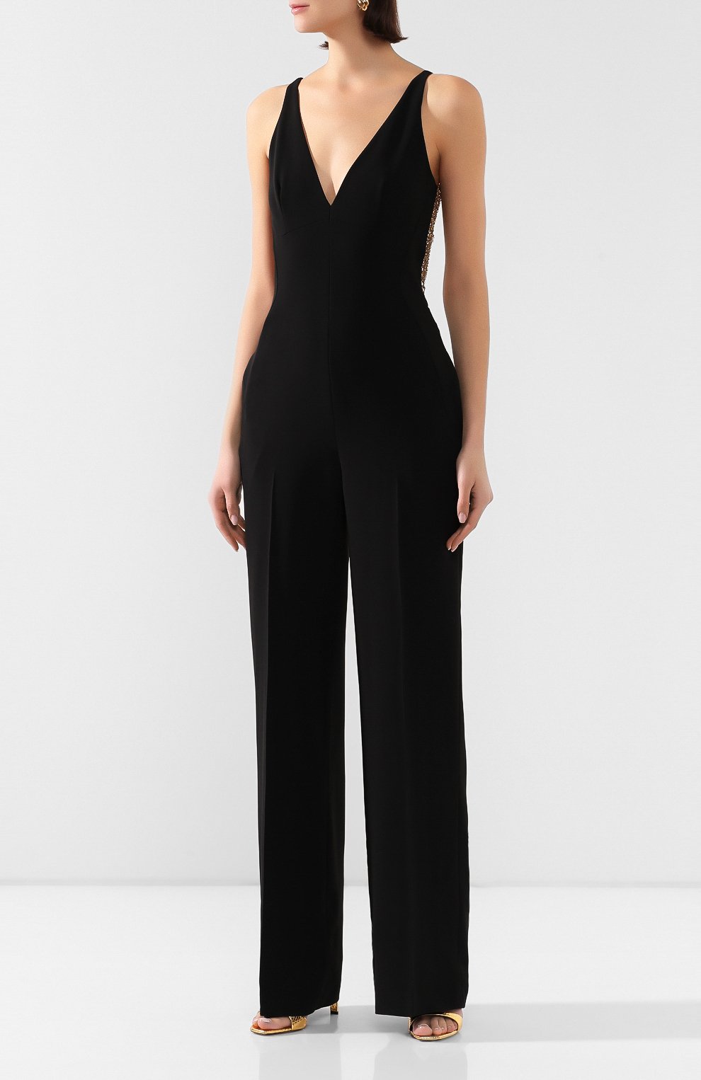 Комбинезон STELLA MCCARTNEY черного цвета по цене 269000 руб., арт. 600681/SNA28, фото 3 Комбинезон STELLA MCCARTNEY, арт. 600681/SNA28, фото 3