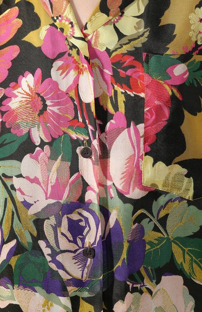 Рубашка из вискозы DRIES VAN NOTEN, арт. 201-10763-9436, фото 5