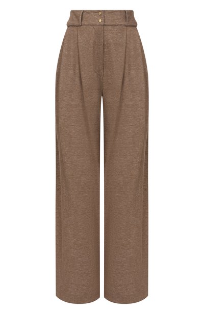 Женские брюки изо льна и вискозы GIORGIO ARMANI, арт. GW000906/AF15060