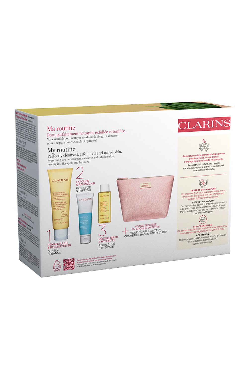 Набор средств для очищения кожи (125+50+50ml) CLARINS, арт. 80087404, фото 3