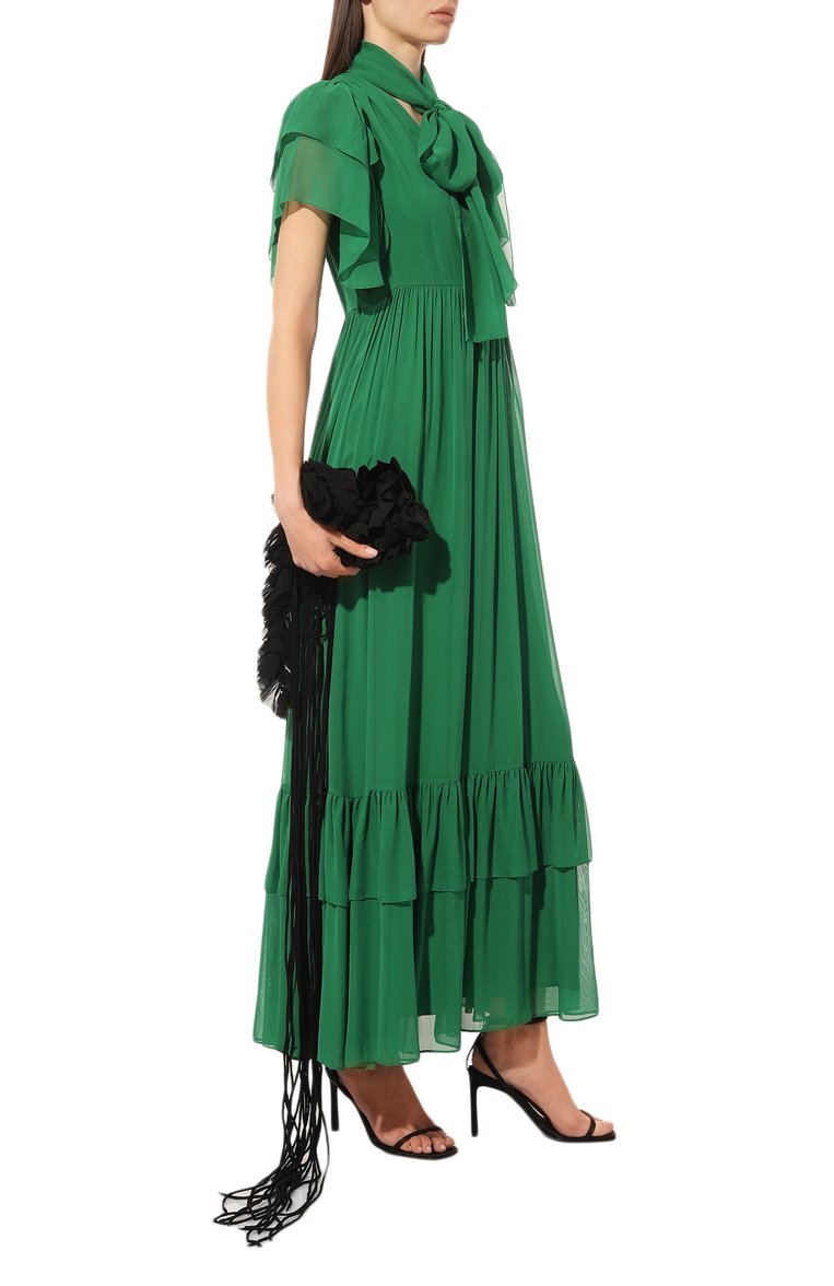 Женский клатч DRIES VAN NOTEN черного цвета, арт. 231-031521-804 | Фото 7 (Материал: Текстиль; Размер: mini; Женское Кросс-КТ: Клатч-клатчи)