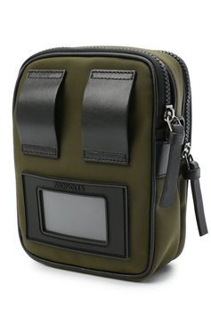 Мужская текстильная сумка MONCLER хаки цвета, арт. F2-09A-5L700-00-02SL1 | Фото 3 (Материал: Текстиль; Ремень/це�почка: На ремешке; Размер: mini)