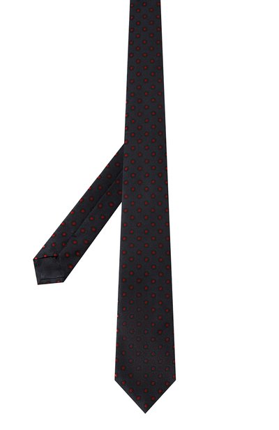 Шелковый галстук GIORGIO ARMANI темно-синего цвета по цене 21500 руб., арт. 360054/3R930, фото 3 Шелковый галстук GIORGIO ARMANI, арт. 360054/3R930, фото 3