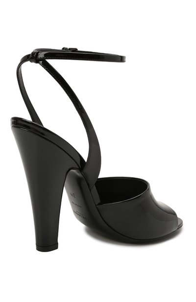 Кожаные босоножки SAINT LAURENT, арт. 661371/1TV00, фото 4