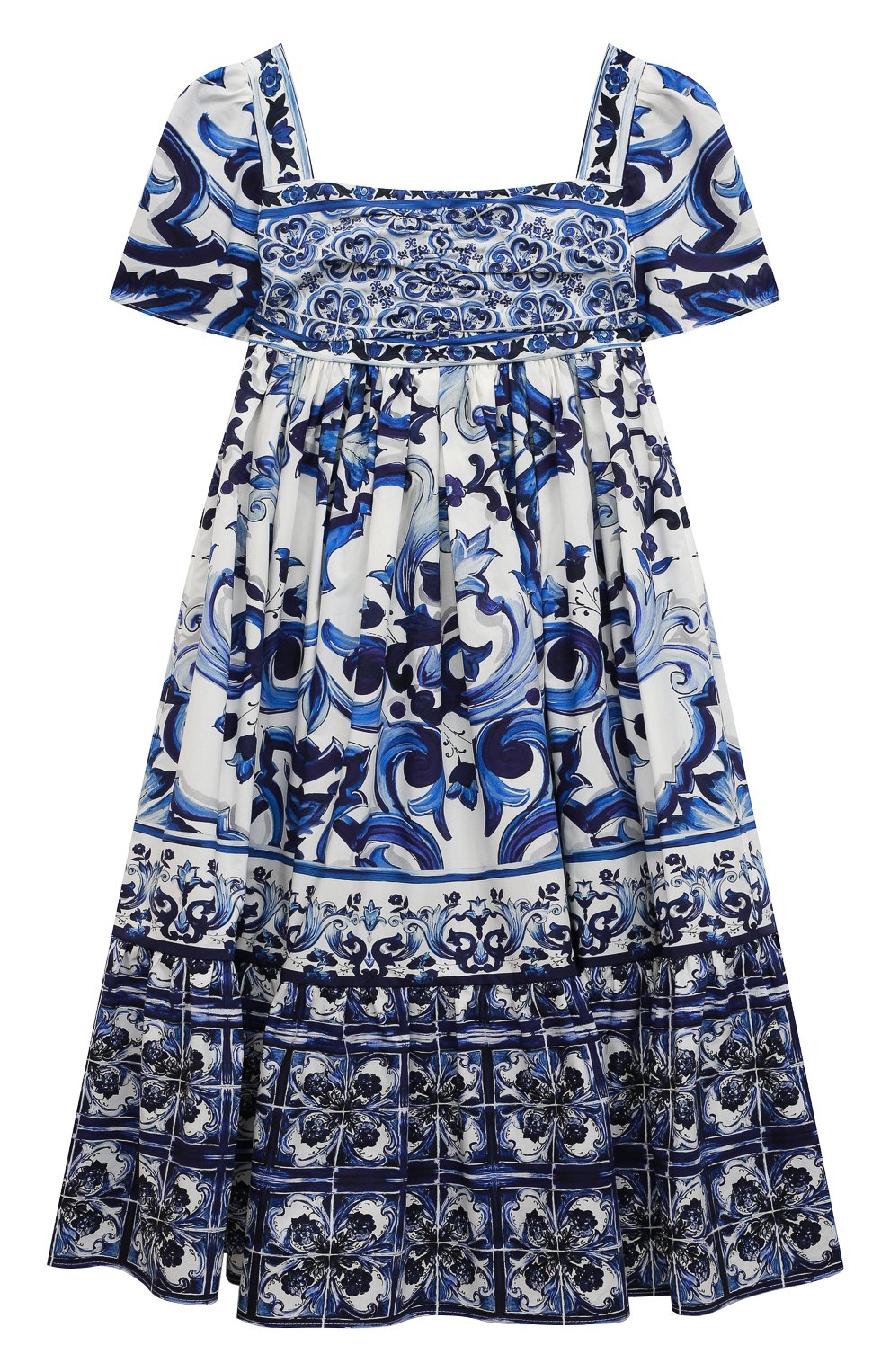 Хлопковое платье DOLCE & GABBANA, арт. L53DE7/G7EY0/8-14, фото 1