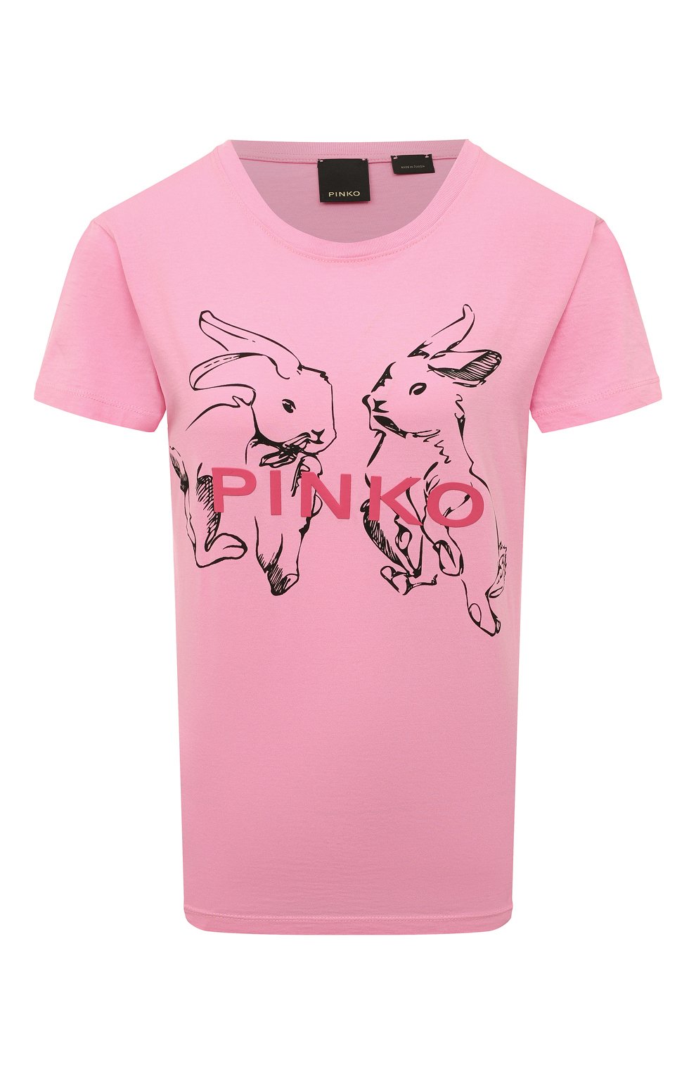Хлопковая футболка PINKO, арт. 100611-A0TG, фото 1