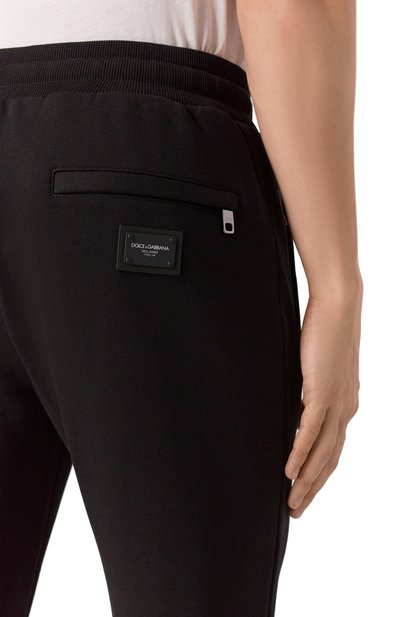 Хлопковые джоггеры DOLCE & GABBANA, арт. GVXQHT/G7M4Y, фото 5