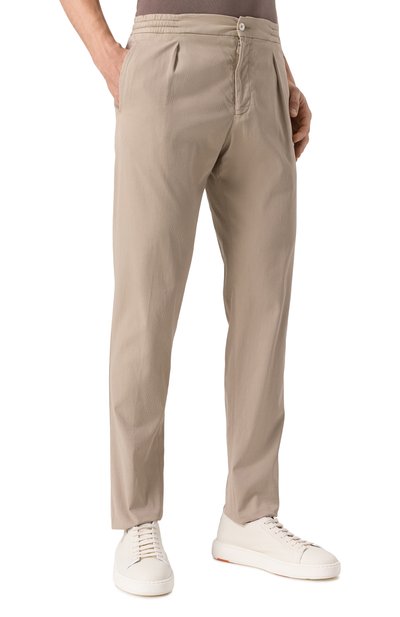 Брюки из хлопка и шелка MARCO PESCAROLO, арт. CHIAIA/5106, фото 3