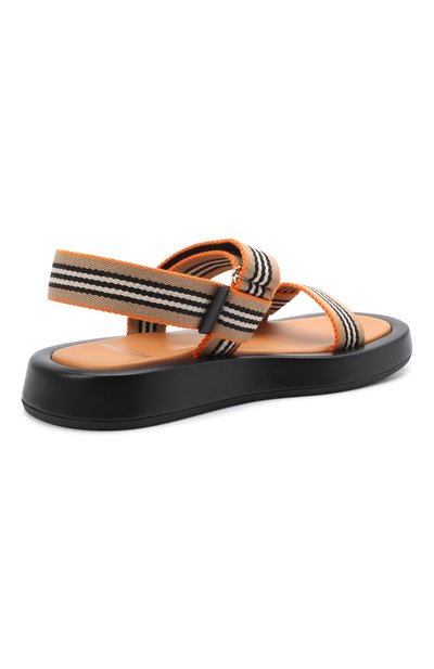 Комбинированные сандалии BURBERRY, арт. 8040187, фото 4