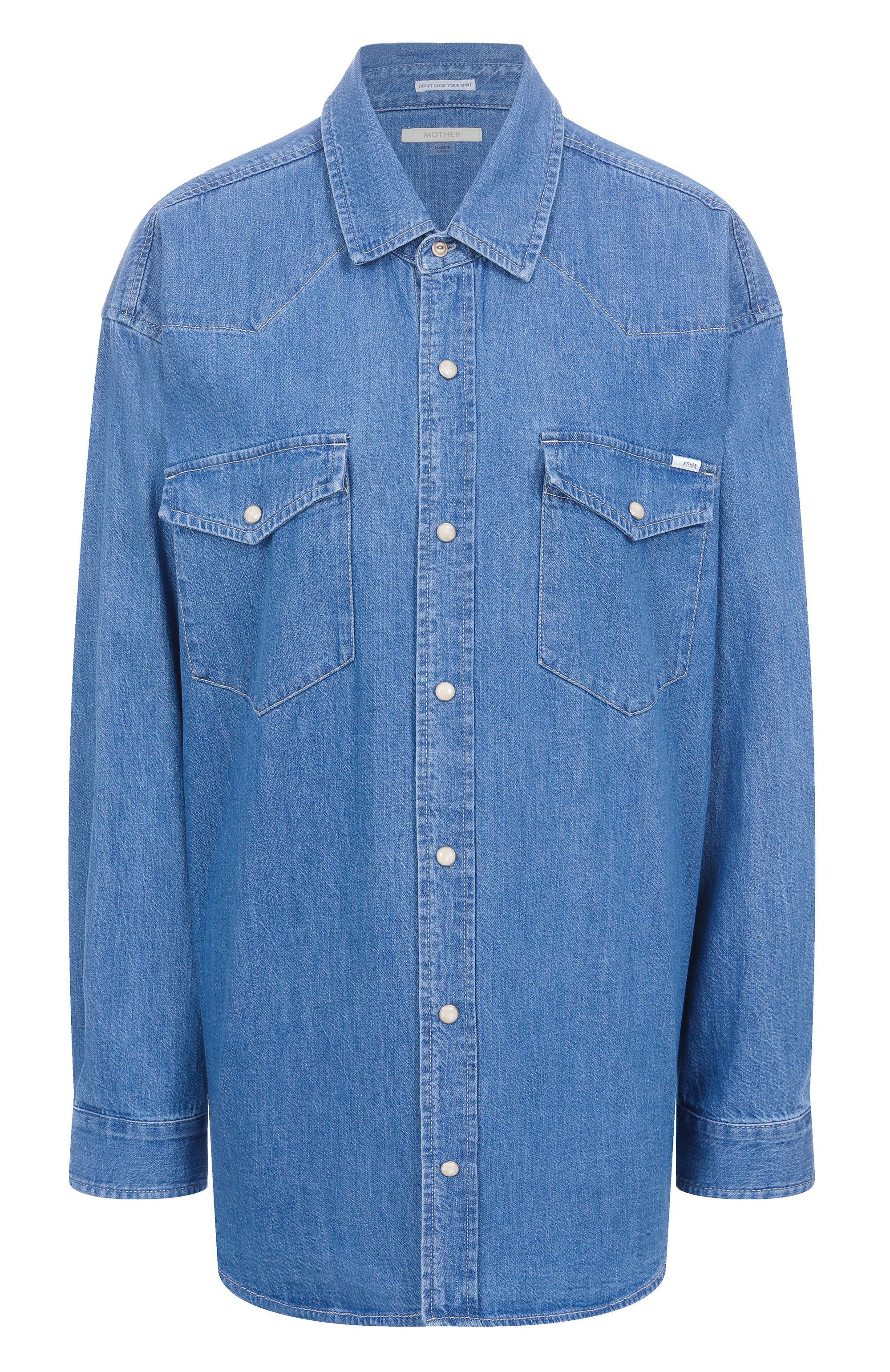 Джинсовая рубашка MOTHER, арт. 21306-350, фото 1