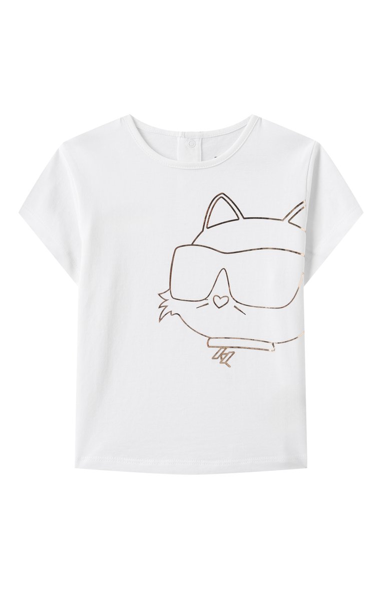 Детская комплект из трех предметов KARL LAGERFELD KIDS светло-розового цвета, арт. Z30521. | Фото 2 (Материал сплава: Проставлено; Материал внешний: Хлопок; Рукава: Длинные; Драгоценные камни: Проставлено; Девочки Кросс-КТ: Костюмы-спорт; Ростовка одежда: 36 мес | 98 см)