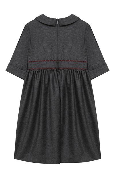 Шерстяное платье GUCCI серого цвета по цене 131000 руб., арт. 629506/XWALM, фото 2 Шерстяное платье GUCCI, арт. 629506/XWALM, фото 2