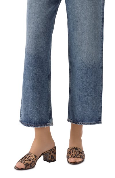 Кожаные мюли bianca 60 DOLCE & GABBANA леопардового цвета по цене 107000 руб., арт. CR1996/A0426, фото 2 Кожаные мюли bianca 60 DOLCE & GABBANA, арт. CR1996/A0426, фото 2