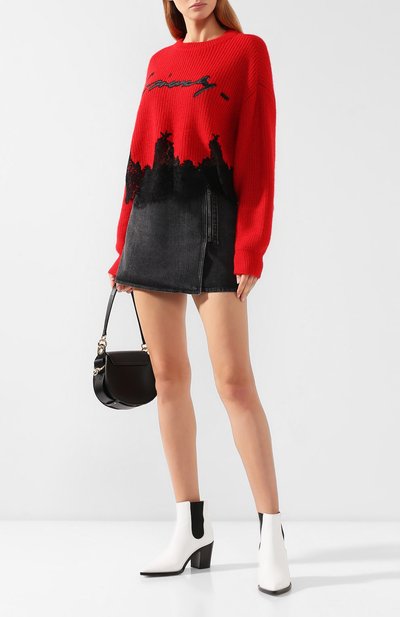 Свитер GIVENCHY красного цвета по цене 99500 руб., арт. BW90764Z53, фото 2 Свитер GIVENCHY, арт. BW90764Z53, фото 2