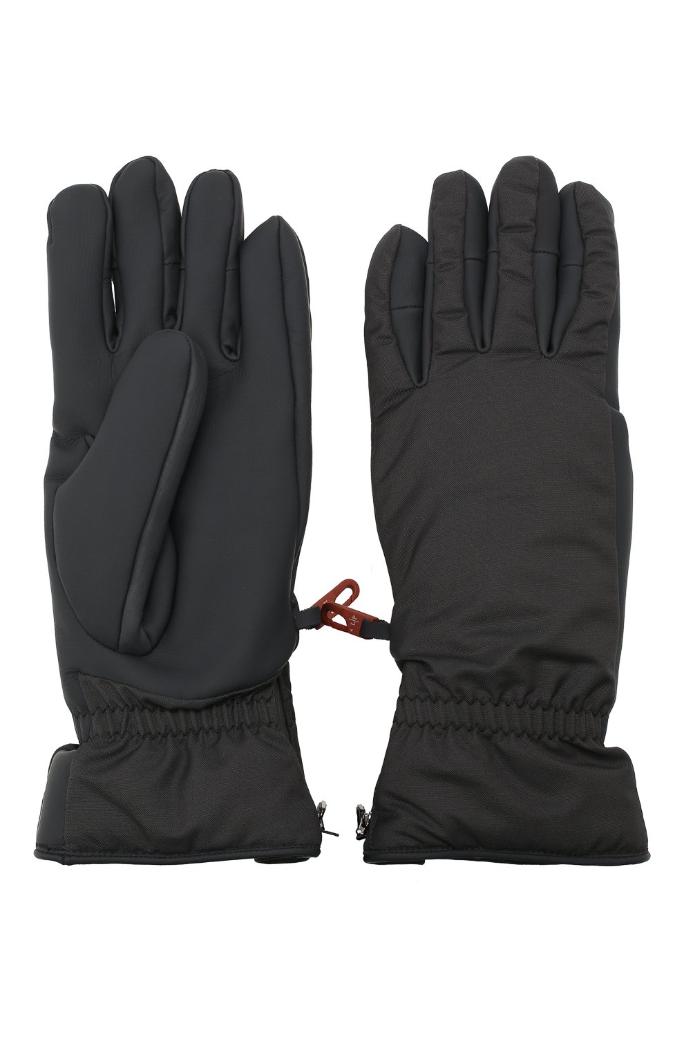 Утепленные перчатки LORO PIANA темно-серого цвета по цене 55300 руб., арт. FAI9728, фото 2 Утепленные перчатки LORO PIANA, арт. FAI9728, фото 2