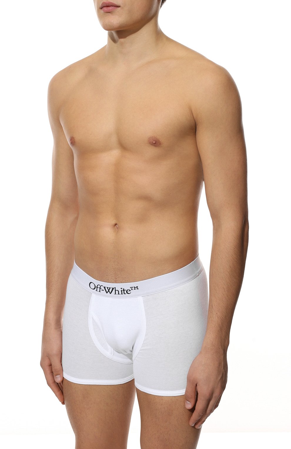 Хлопковые боксеры OFF-WHITE, арт. 0MUA003F21FAB001, фото 2