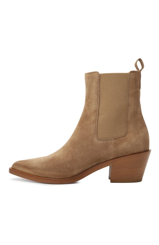 Замшевые ботильоны Wylie 55 Gianvito Rossi G72901.45CU0.CASCAML Бежевый  G72901.45CU0.CASCAML Фото 4