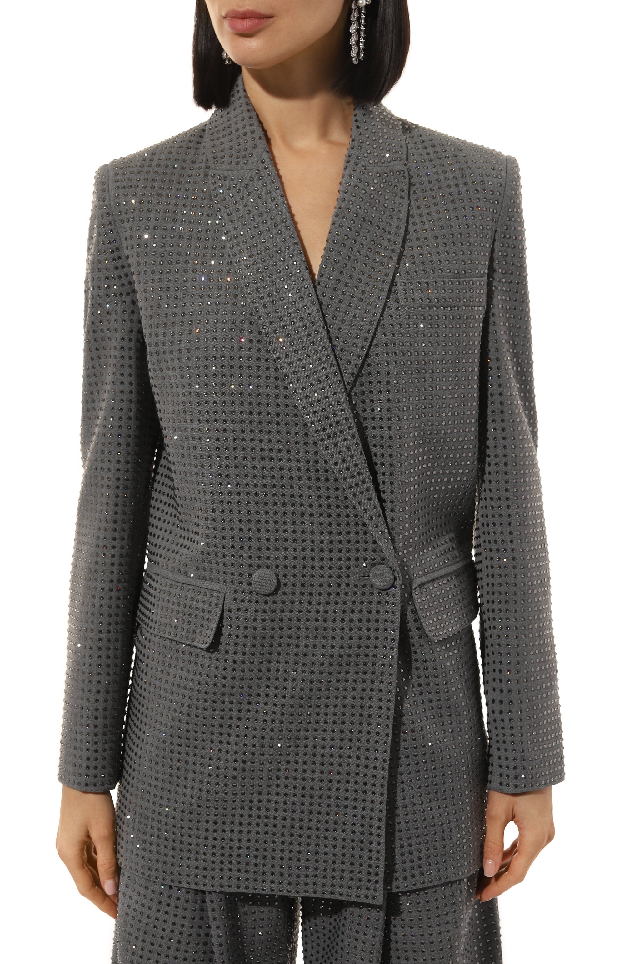 Жакет с отделкой стразами PINKO, арт. 104456/A287, фото 3