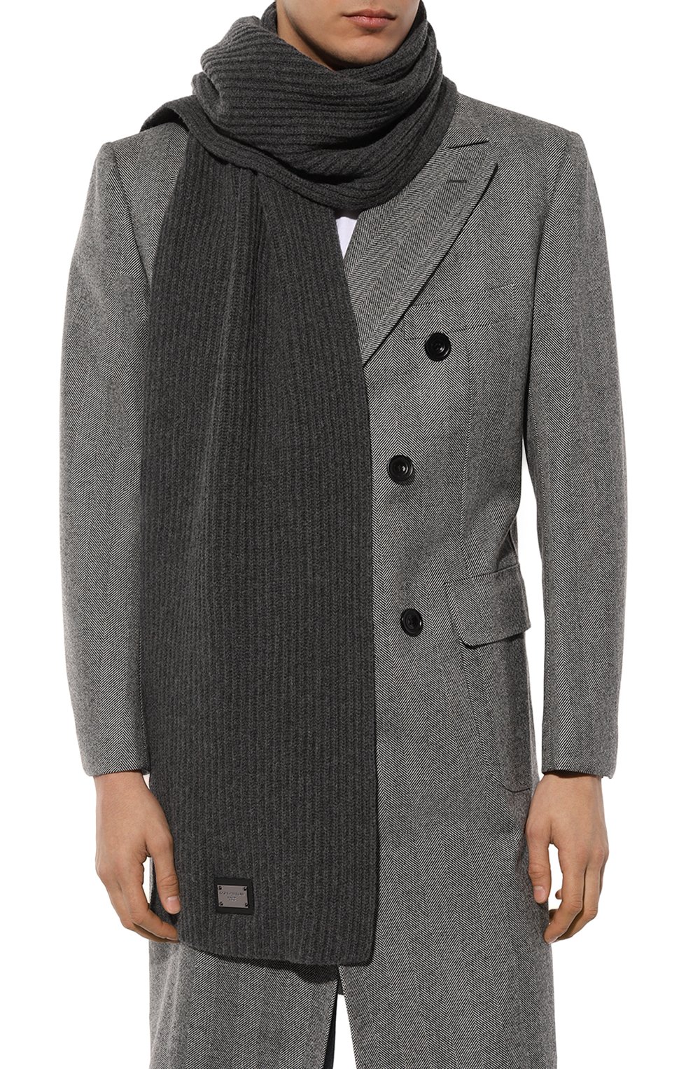 Шарф из шерсти и кашемира DOLCE & GABBANA, арт. GXK64T/JEMQ5, фото 4