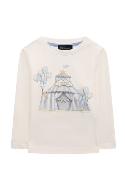 Хлопковый лонгслив MONNALISA, арт. 28D605.