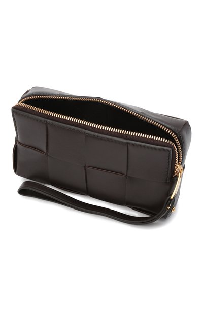 Кожаный чехол для iphone BOTTEGA VENETA темно-коричневого цвета по цене 93900 руб., арт. 680219/VCQC4, фото 4 Кожаный чехол для iphone BOTTEGA VENETA, арт. 680219/VCQC4, фото 4