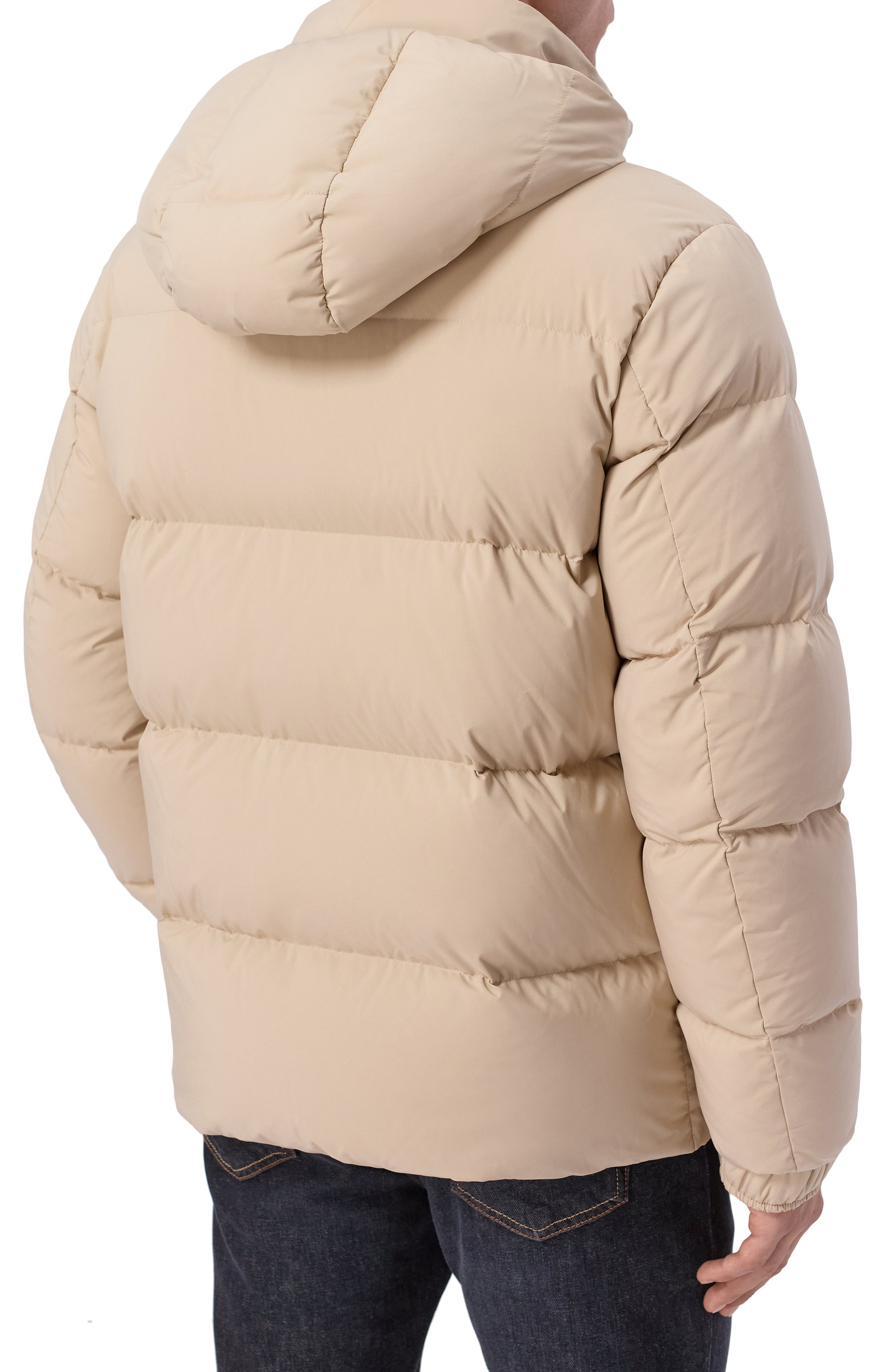 Пуховик KITON бежевого цвета по цене 858000 руб., арт. UW2467V0427L, фото 4 Пуховик KITON, арт. UW2467V0427L, фото 4
