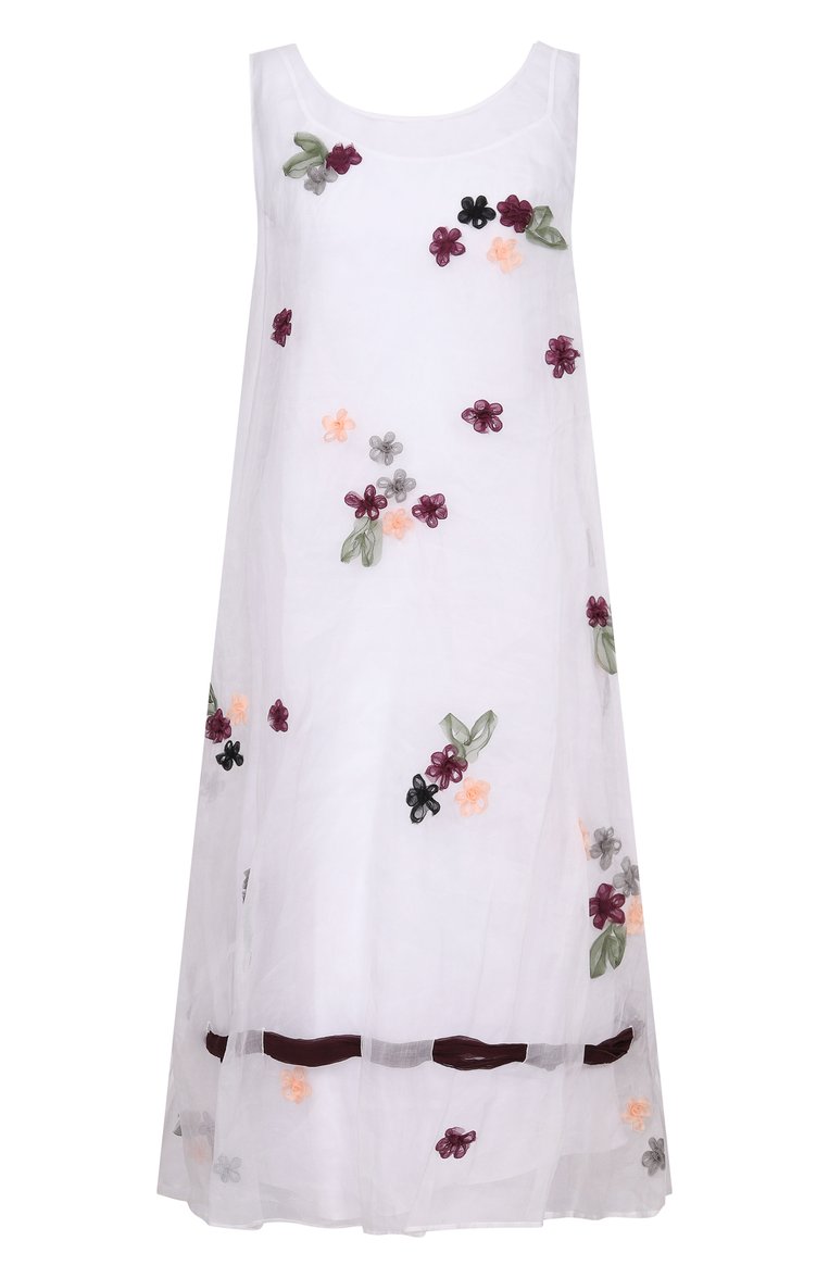 Хлопковое платье MIU MIU, арт. MF3495-1VJN-F0009, фото 1