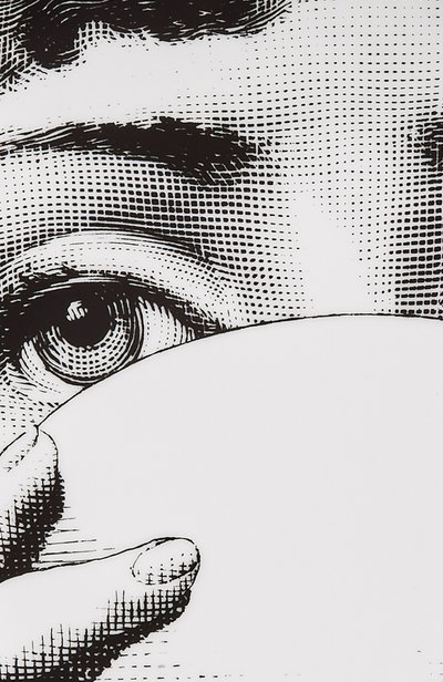 Декоративная тарелка tema e variazioni n.191 FORNASETTI черно-белого цвета по цене 22500 руб., арт. PTV191X, фото 3 Декоративная тарелка tema e variazioni n.191 FORNASETTI, арт. PTV191X, фото 3