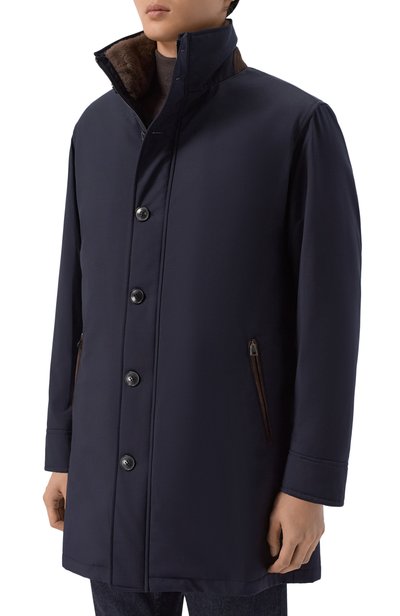 Пальто с подкладкой из овчины ANDREA CAMPAGNA, арт. 26U692-GQ4L1S38, фото 3